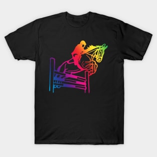 Rainbow showjumping T-Shirt